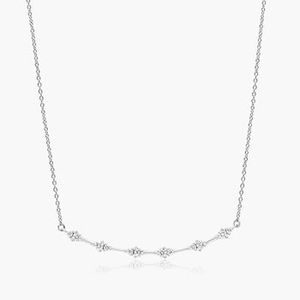 • Stylish Zircon Pendant Diamond <b>Necklace</b> | Gold Plated Women Jewelry | Trendy Party Wear Gift - Product Image 1