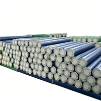 Bâche en plastique bleue, rouleau de bâche PE 2m x 100m, 170gsm, couverture pour pisciculture, bâche imperméable