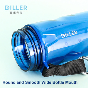 Respetuoso del medio ambiente libre de bpa de logotipo personalizado de los deportes de plástico beber botella de agua - Product Image 3