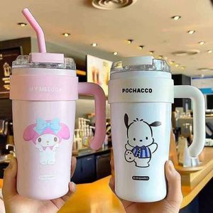 Sanrio Character Tumbler With Straw And Handle Spill Proof <b>Plastic</b> <b>Cup</b> For Home Use - Product Image 2