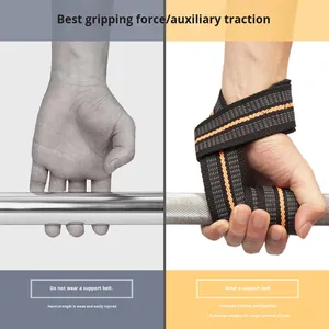 Al por mayor: Cinturón de agarre deportivo, Barras de dominadas para fitness, Correa de silicona antideslizante y resistente al desgaste para peso muerto, para entrenamiento con mancuernas en gimnasio - Product Image 5