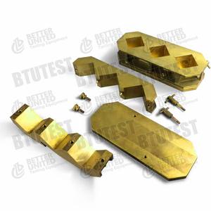 Bom Preço em 50mm Latão Três Gang <span class=keywords><strong>Concrete</strong></span> <span class=keywords><strong>Cube</strong></span> Mold Qualidade Equipamento De Teste - Product Image 1