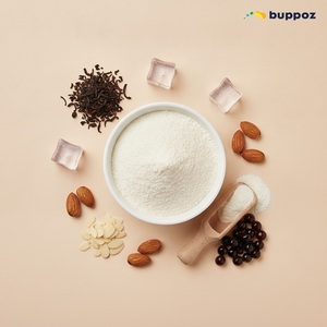Poudre de thé au lait d'amande 1kg Sac Halal HACCP pour les magasins de thé au lait et de bubble tea OEM ODM - Product Image 5