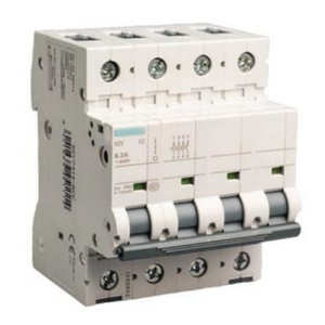 Disjoncteur miniature sur rail DIN 5SY4463-8CC 400V 10kA 4 pôles D 63A PA66 - Product Image 1