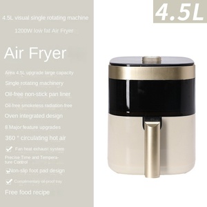 Friteuse à air électrique multifonctionnelle à grande capacité, en acier inoxydable, à commande manuelle, avec garantie de 3 ans, pour la maison et les camping-cars - Product Image 4