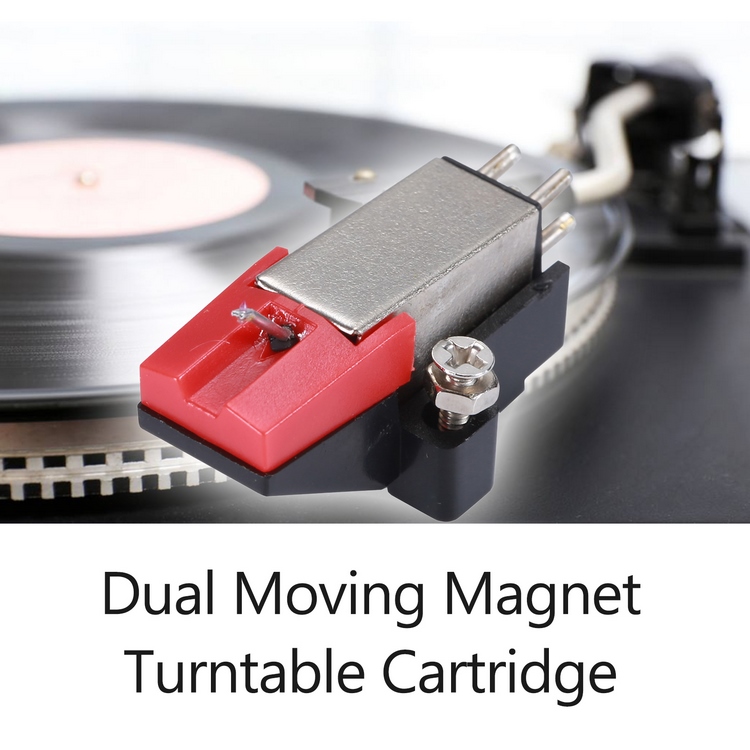 Dual Moving Magnet Turntable Cartridge with Stereo Stylus