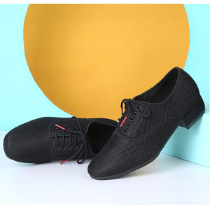 DC9019 chaussures de danse en cuir suédé pour hommes, chaussures de danse de salon modernes, chaussures de danse latine - Product Image 2