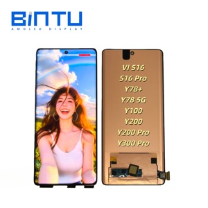 BINTU Vente en gros d'écrans LCD pour téléphones portables, accessoires d'écran tactile pour vivo S16 Pro S17E V27 V27 Pro V29L V29 5G V29E V30E - Product Image 1