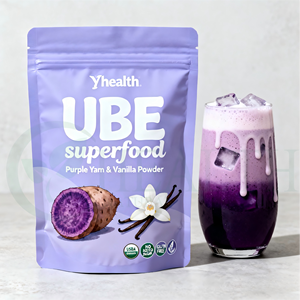 Polvere di Ube+Vaniglia Naturale Pura al 99% di Alta Qualità per la Salute, Prezzo all'Ingrosso, Etichetta Personalizzabile OEM, Campioni Gratuiti - Product Image 1