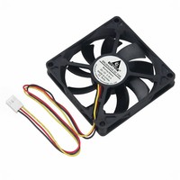 Ventilateur de refroidissement axial sans balais DC Gdstime GDA8015 DC12V à roulement à manchon 3 broches 80mm 80x80x15mm pour boîtier d'ordinateur avec fonction FG 26CFM