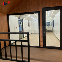 Villa préfabriquée de luxe JJM, maison portable pliable et extensible, mini-maison stable, conteneur habitable préfabriqué