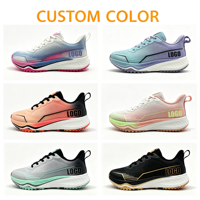 Chaussures de course unisexes personnalisées avec logo professionnel, baskets légères et souples, amortissantes, chaussures de sport décontractées