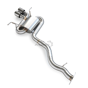 Escape Trasero de Acero Inoxidable de 1.5mm de Espesor para <span class=keywords><strong>BMW</strong></span> <span class=keywords><strong>130i</strong></span> E87 <span class=keywords><strong>N52</strong></span> 3.0L 2008-2013, Sonido Deportivo Sin Ronquidos - Product Image 2