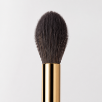 Pinceau surligneur en laine personnalisé 08, série Rose Rouge, luxe, poils naturels, pailleté, ensemble de pinceaux de maquillage