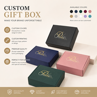 Petites boîtes d'expédition personnalisées en carton ondulé noir recyclable pour chaussures et vêtements, emballage personnalisé