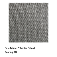 Pour tentes événementielles et décors de scène, sans phtalates, conforme RoHS, tissu Oxford en polyester noir 500Dx500D avec revêtement PVC ou PU
