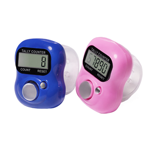 เครื่องนับจำนวนแบบดิจิตอล LCD สำหรับนิ้วมือ ทำจากพลาสติก ใช้ซ้ำได้ เหมาะสำหรับงานถัก - Product Image 2
