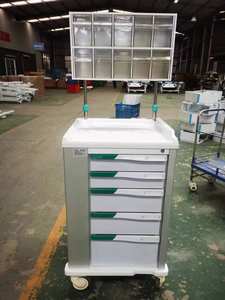 Mt Medische Apparatuur Ziekenhuismeubilair Abs Medische Verpleegkar Noodtrolley Voor Patiënten - Product Image 4