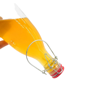 <span class=keywords><strong>Bouteille</strong></span> d'eau en verre réutilisable <span class=keywords><strong>de</strong></span> haute qualité, étanche, transparente, grande, 500 ml, 1000 ml, en forme <span class=keywords><strong>de</strong></span> cône, pour jus, <span class=keywords><strong>vin</strong></span>, lait, boissons, avec couvercle à boucle - Product Image 4