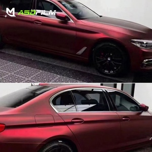 Film adhésif pour carrosserie automobile PET Romani Red Satin changeant de couleur - Product Image 4