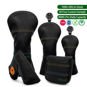 OEM Accepted High Performance Printed Pattern <b>Golf</b> Club <b>Head</b> <b>Cover</b> Leather <b>Golf</b> <b>Head</b> <b>Covers</b> Classic Style <b>Golf</b> Wood Headcovers - Product Image 1