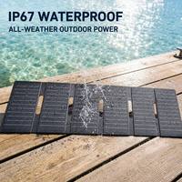 Panneau Solaire Pliable Étanche IP67 sur Mesure 7W 10W 21W avec Boîtier de Jonction USB-A USB-C DC, Vente Directe Usine OEM