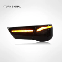 Convient aux feux arrière 10-17 Reiz Mark X Modifié avec LED Dragon Scale pour les feux de circulation et les clignotants.