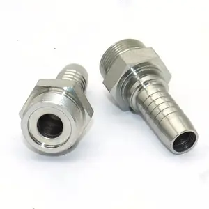 Baoling female flare hydraulic hose fitting high quality hydraulic pipe fitting assembly ferrule hose adapters