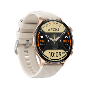 สมาร์ทวอทช์หน้าจอสีทรงกลมขนาด 1.39 นิ้ว พร้อมฟังก์ชันติดตามการออกกำลังกาย วัดอัตราการเต้นของหัวใจ รองรับการโทรผ่านบลูทูธ แจ้งเตือนหลายรูปแบบ เหมาะสำหรับกิจกรรมกลางแจ้ง - Product Image 3