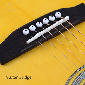 OEM Custom Support High-End 41Inch Solid Spruce <b>Top</b> Nylon <b>Strings</b> Rounded Corner Professional Performance Acoustic Guitar - Product Image 2
