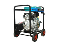 Pompe à eau diesel de 8 pouces, 20 CV, entièrement fermée, refroidie par ventilateur, garantie 1 an, pour l'irrigation agricole, pompe haute pression