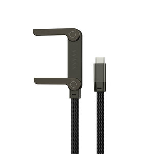 Nouveau Câble de Charge Rapide 240W Type C vers Type C 2026, Tressé en Nylon, 5A PD, avec Support Pliable pour Téléphone Portable - Product Image 1