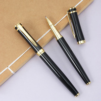 Stylo bille en métal personnalisé avec logo gravé au laser, stylo de signature pour cadres, cadeau d'entreprise