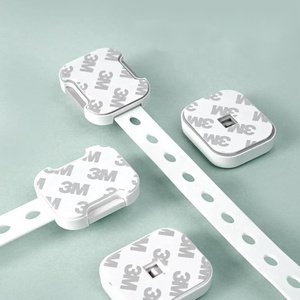 Cho ngăn kéo tủ lạnh nhà vệ sinh nóng bán bé an toàn ổ khóa trẻ em bằng chứng Tủ ổ khóa với chất kết dính có thể điều chỉnh dây đeo chốt - Product Image 4