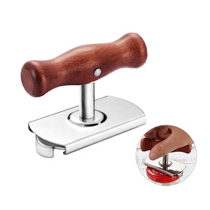 Nhà Máy Trực Tiếp Thân Thiện Với Môi Thép Không Gỉ Có Thể Điều Chỉnh 4 Inch Tay Cầm Bằng Gỗ <span class=keywords><strong>Jar</strong></span> Mở Hướng Dẫn Sử Dụng Power-Lưu Có Thể Mở Chai - Product Image 1