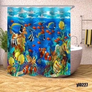 Impermeable y lavable, cuarto de baño de los niños de cortina de ducha de poliéster cortina para la habitación de los niños - Product Image 6