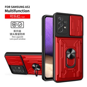 Funda Protectora para Teléfono con Ranura para Tarjetas y Anillo de Soporte para Samsung Galaxy A52 5G, Protección de 360 Grados, Resistente a Golpes, para Hombre, Precio al por Mayor - Product Image 4
