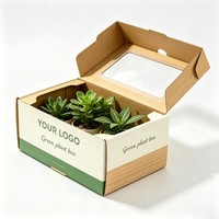 Boîtes d'expédition pour plantes de haute qualité, personnalisées, en promotion, avec impression numérique, pour l'envoi de plantes