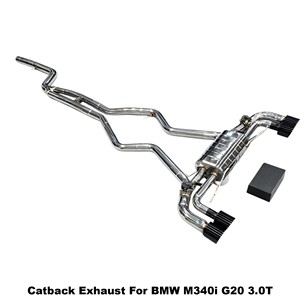 Performance Stainless Steel Mirror Polished <b>Exhaust</b> High Performance Welded Fits for M340i G20 3.0T 2019-2025 - Product Image 2