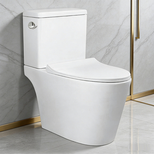 Inodoros de Cerámica de Alta Calidad para el Hogar, con Gran Capacidad de Descarga de Aguas Residuales, Fuerte Flujo y Antiolores - Product Image 5