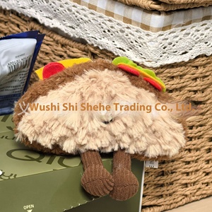 Vui Vẻ Mô Phỏng Bánh Sandwich Dễ Thương Bánh Hamburger Búp Bê Siêu Mềm Kawaii Đồ Chơi Sang Trọng Cho Trẻ Em Của Món Quà Ngày - Product Image 6