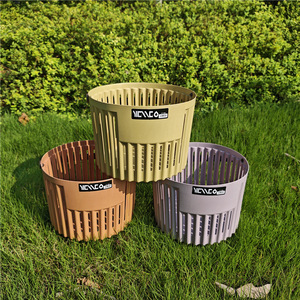 Panier de rangement en plastique YENEO, rond, écologique, pour usage domestique sur table - Product Image 1
