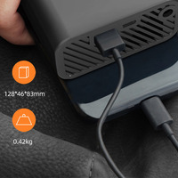 150 PSI Tire Inflator Portable Air Compressor, 12V DC Auto Shutoff Air Pump with Digital Pressure Gauge and Emergency LED Light