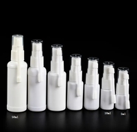 Échantillon gratuit 10 ml Flacon pulvérisateur nasal en plastique HDPE blanc pour animaux de compagnie