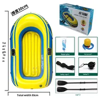 Bateau pneumatique gonflable en PVC écologique épaissi, kayak de pêche, 2 personnes, 3 personnes, 4 personnes, en stock