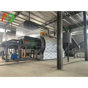 Waste Tire Recycling Plant Recycling Rubber Pyrolysis Oil Production Line