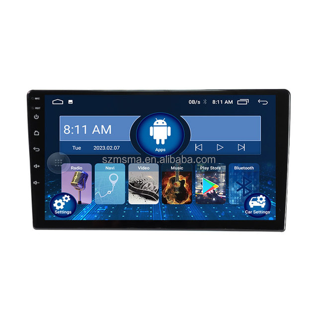 Android Coche Car Dvd Radio Multimedia Player Reproductor De Carro Pantalla WIFI BT 4G RDS DSP DVR