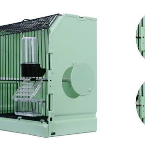 Cage d'élevage d'oiseaux d'extérieur de haute qualité, très vendue, avec panneau arrière en fer, pour perroquets et canaris, emballage en boîte - Product Image 4
