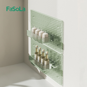Fasola PEGboard ชั้นวางของแบบใส, ชั้นวางของ ABS พร้อมตะขอตะขออุปกรณ์เสริมสำหรับจัดของชั้นวางกระดานหมุด - Product Image 2