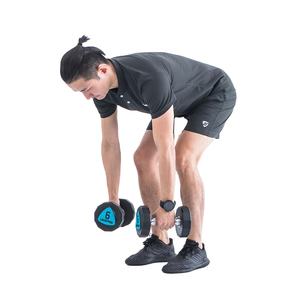 Mancuernas de uretano LIVEPRO, equipo de ejercicio, mancuernas de cabeza de 12 lados, mancuernas redondas de PU comerciales para el hogar, 2-50 kg - Product Image 5